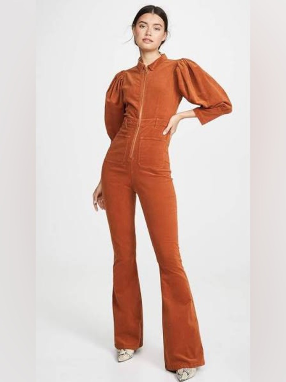 WEWOREWHAT 70s Jumpsuit, color— Autumnal size S/P Like New